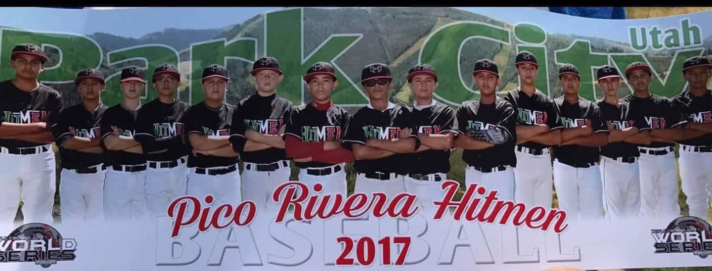 Pico Rivera Hitmen 2017 banner team photo